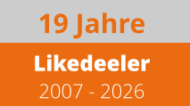 19 Jahre   Likedeeler 2007 - 2026